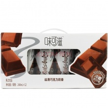 伊利 味可滋(巧克力)奶昔乳饮品240ml*12盒
